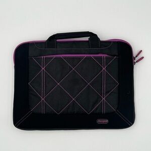 Laptop Sleeve Slipcase Purple Black Travel Briefcase Students Targus 16” Pulse